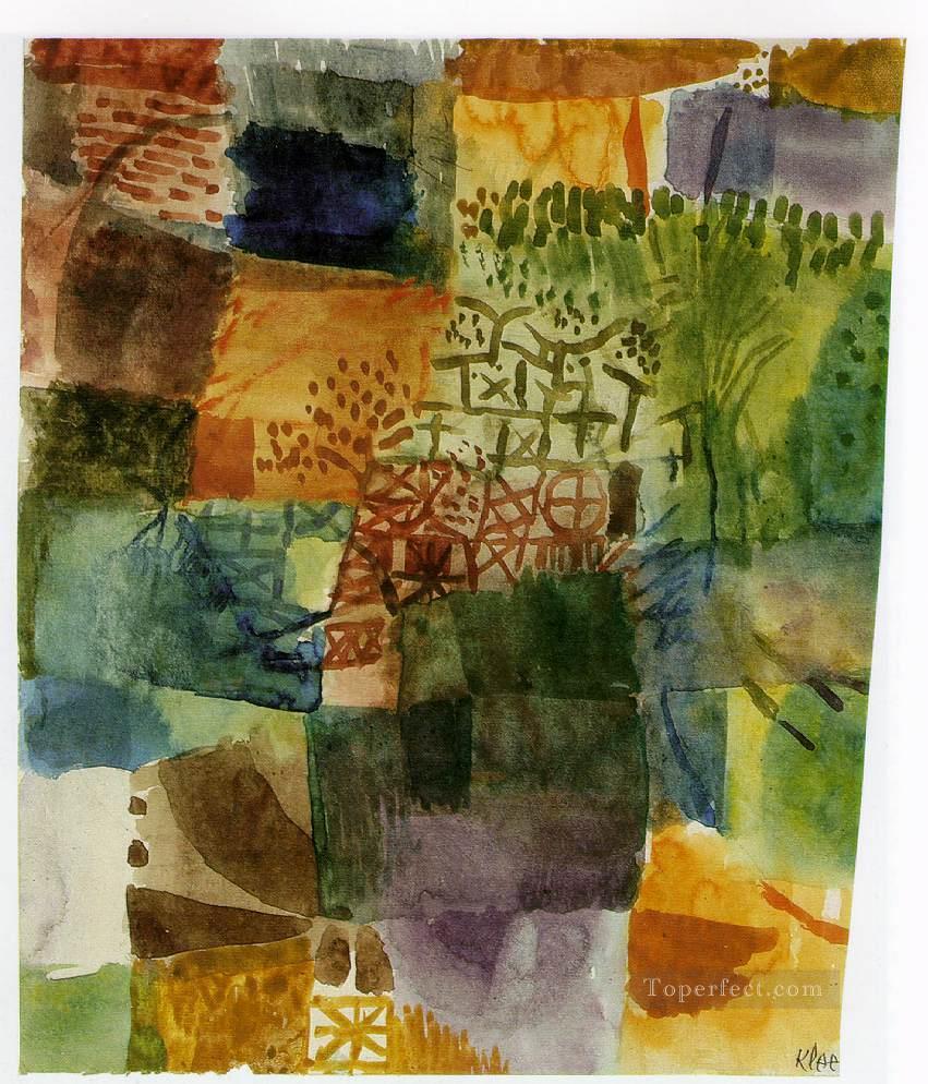 Remembrance of a Garden 1914 Expressionism Bauhaus Surrealism Paul Klee Oil Paintings